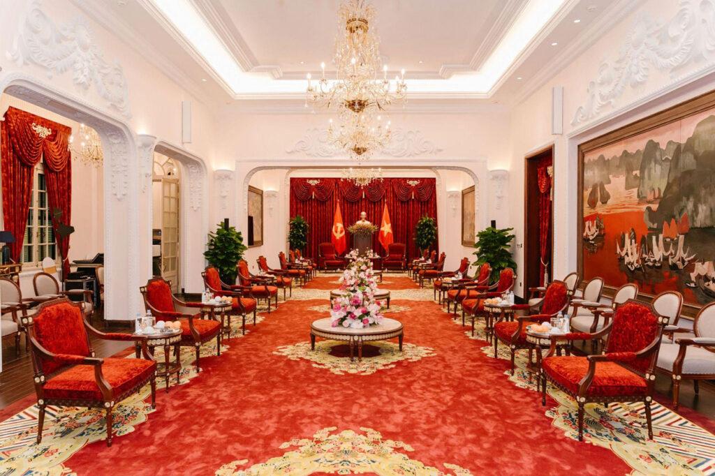 L’intérieur du Palais du Tonkin